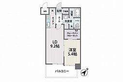 S-FORT筑紫通り 1LDKの間取図画像