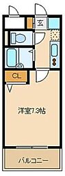 ラフォーレ博多駅前 1Kの間取図画像