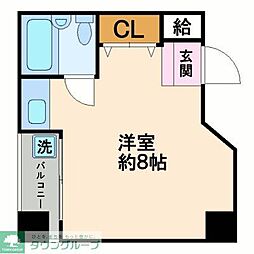 リブマックスエンジェル ワンルームの間取図画像