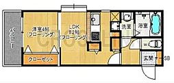 アクタス天神アネックス 1LDKの間取図画像