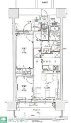 グランフォーレ大橋駅前レジデンス 2LDKの間取図画像