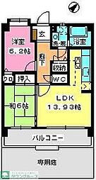 プロシード曰佐 2LDKの間取図画像