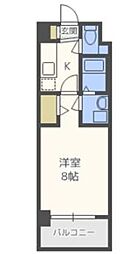 グランフォーレ桜坂ステーションプラザ 1Kの間取図画像