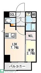 R-LINK南福岡 1LDKの間取図画像