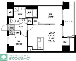 レジディア西新 10階/-