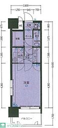 エステート・モア天神STUDIO 1Kの間取図画像