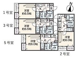 福岡市地下鉄空港線 藤崎駅 徒歩13分の賃貸アパート 1階1SKの間取り