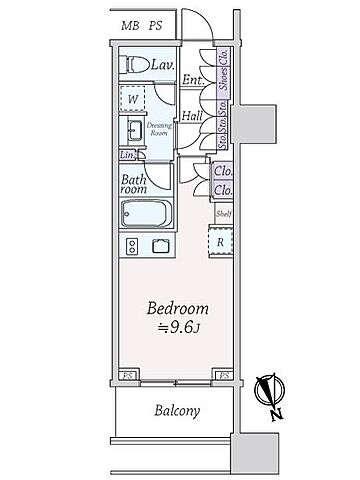 間取り 三田ガーデンヒルズN棟 6階/-