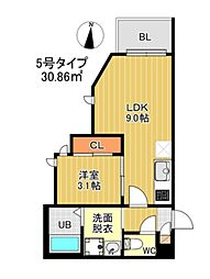 REGALEST Nexus 1LDKの間取図画像