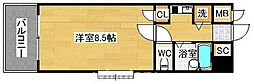 ステイタスマンション吉塚 1Kの間取図画像