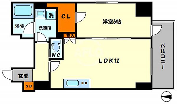 プレディアコート本町 ｜大阪府大阪市西区西本町1丁目(賃貸マンション1LDK・6階・46.17㎡)の写真 その2