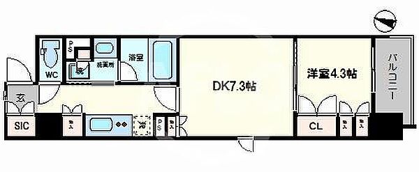 パークアクシス本町 ｜大阪府大阪市西区西本町2丁目(賃貸マンション1DK・15階・39.49㎡)の写真 その2