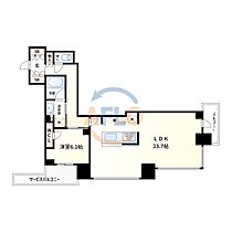 シエリアタワー大阪堀江  ｜ 大阪府大阪市西区南堀江3丁目（賃貸マンション1LDK・18階・71.99㎡） その2