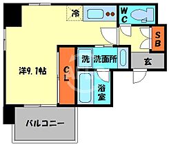 アバンティ大阪ドームシティ  ｜ 大阪府大阪市西区千代崎1丁目（賃貸マンション1R・4階・26.22㎡） その2