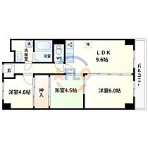 日商岩井泉尾マンション1号棟  ｜ 大阪府大阪市大正区泉尾1丁目（賃貸マンション3LDK・8階・56.00㎡） その2