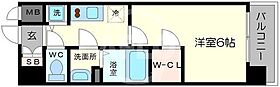 エステージ難波WEST 1303 ｜ 大阪府大阪市大正区三軒家東2丁目（賃貸マンション1K・13階・22.51㎡） その2