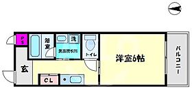 メリー大正 701 ｜ 大阪府大阪市大正区三軒家東1丁目（賃貸マンション1K・7階・25.00㎡） その2