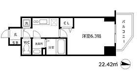 プレサンス江戸堀  ｜ 大阪府大阪市西区江戸堀3丁目（賃貸マンション1K・7階・22.42㎡） その2