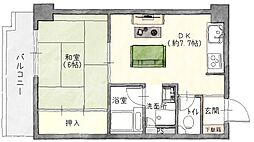 間取図画像 1DK