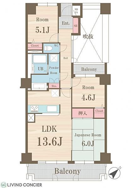間取りを拡大表示