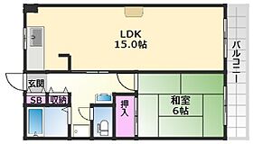 メゾンドタカ 407 ｜ 大阪府和泉市箕形町4丁目5-49（賃貸マンション1LDK・4階・43.00㎡） その2