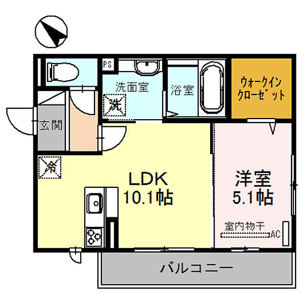 SS 303｜大阪府高石市取石1丁目(賃貸アパート1LDK・3階・40.26㎡)の写真 その2