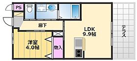 garden　浜 102 ｜ 大阪府泉北郡忠岡町忠岡中3丁目5-1（賃貸アパート1LDK・1階・36.00㎡） その2