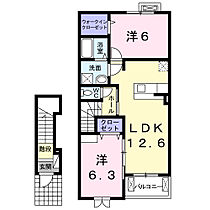 ベルアンジュ 203 ｜ 大阪府岸和田市神須屋町310-1（賃貸アパート1LDK・2階・58.95㎡） その2