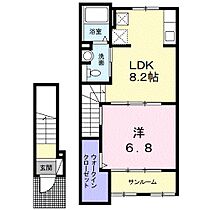 カンフリエ2 202 ｜ 大阪府高石市千代田3丁目5-12（賃貸アパート1LDK・2階・41.51㎡） その2