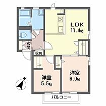 サンライフ和気B 202 ｜ 大阪府和泉市和気町3丁目15-8（賃貸アパート2LDK・2階・50.50㎡） その2