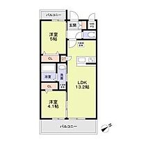 メゾンシュシュ大宮 404 ｜ 大阪府岸和田市藤井町1丁目15-8（賃貸アパート2LDK・4階・50.29㎡） その2