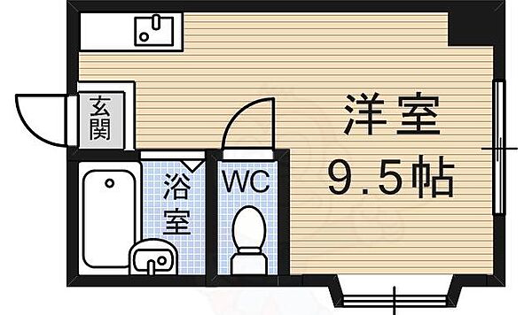 プラム中書島 ｜京都府京都市伏見区東柳町(賃貸マンション1R・4階・20.60㎡)の写真 その2