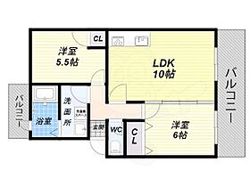 淀団地第一住宅2号棟  ｜ 京都府京都市伏見区納所町（賃貸マンション2LDK・4階・51.93㎡） その2