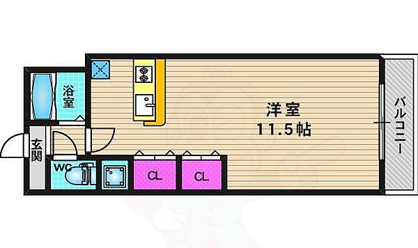 セレーノ塔南 ｜京都府京都市南区吉祥院前田町(賃貸マンション1K・2階・31.83㎡)の写真 その2