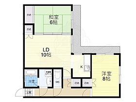 京都府京都市伏見区納所町（賃貸マンション2LDK・3階・64.00㎡） その2