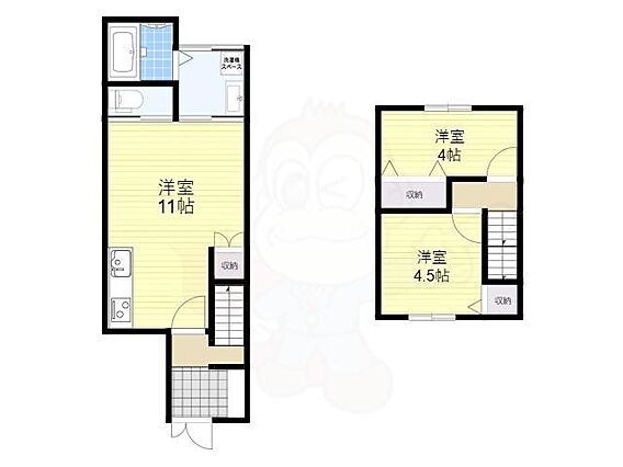 深草越後屋敷町の住宅_間取り_0