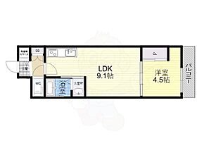 京都府京都市南区八条源町（賃貸マンション1LDK・5階・32.30㎡） その2