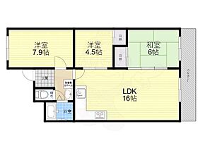 京都府京都市伏見区深草出羽屋敷町（賃貸マンション3LDK・10階・72.72㎡） その2