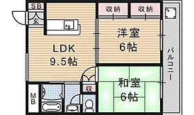 ボーリバージュ  ｜ 京都府京都市伏見区納所町（賃貸マンション2LDK・2階・46.00㎡） その2