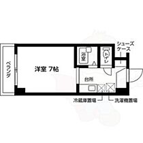 京都府城陽市枇杷庄西ノ口（賃貸マンション1R・4階・19.72㎡） その2