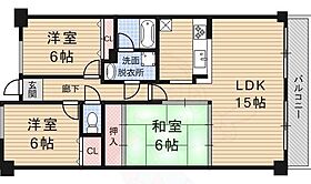 ライオンズマンション京都淀第2  ｜ 京都府久世郡久御山町大橋辺（賃貸マンション3LDK・3階・84.41㎡） その2