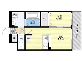 京都府京都市南区東九条北河原町（賃貸マンション1DK・6階・28.71㎡） その2