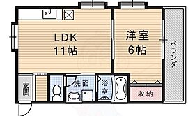 ファミールみもざ  ｜ 京都府京都市伏見区深草坊町（賃貸アパート1LDK・2階・37.00㎡） その2