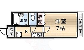 京都府京都市伏見区深草西浦町３丁目（賃貸マンション1K・1階・20.16㎡） その2