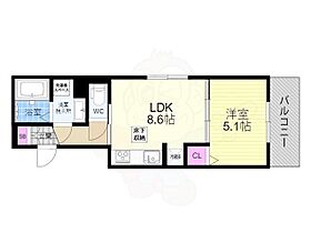 京都府京都市伏見区舞台町（賃貸アパート1LDK・1階・33.62㎡） その2