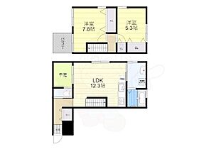 京都府京都市伏見区向島津田町（賃貸アパート2LDK・1階・67.11㎡） その2