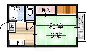 京都府城陽市平川中道表（賃貸アパート1K・2階・23.00㎡） その2