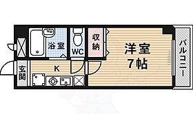 ツインズスクエアWEST  ｜ 京都府京都市伏見区東町（賃貸マンション1K・1階・21.12㎡） その2