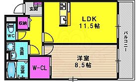 京都府京都市伏見区羽束師古川町（賃貸アパート1LDK・2階・43.43㎡） その2