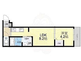 京都府京都市伏見区深草南蓮池町（賃貸アパート1LDK・1階・29.76㎡） その2